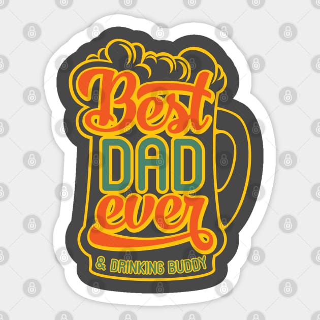 Best Dad Ever Sticker by mai jimenez